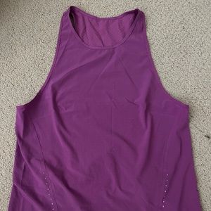 Lululemon Lightweight Stretch Running Tank Top Vivid Plum Size 4